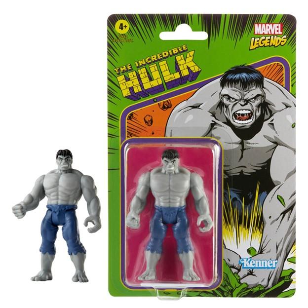 Hasbro Marvel Legends Retro 375 Collection Gray Hulk 3 3/4-Inch Action Figure