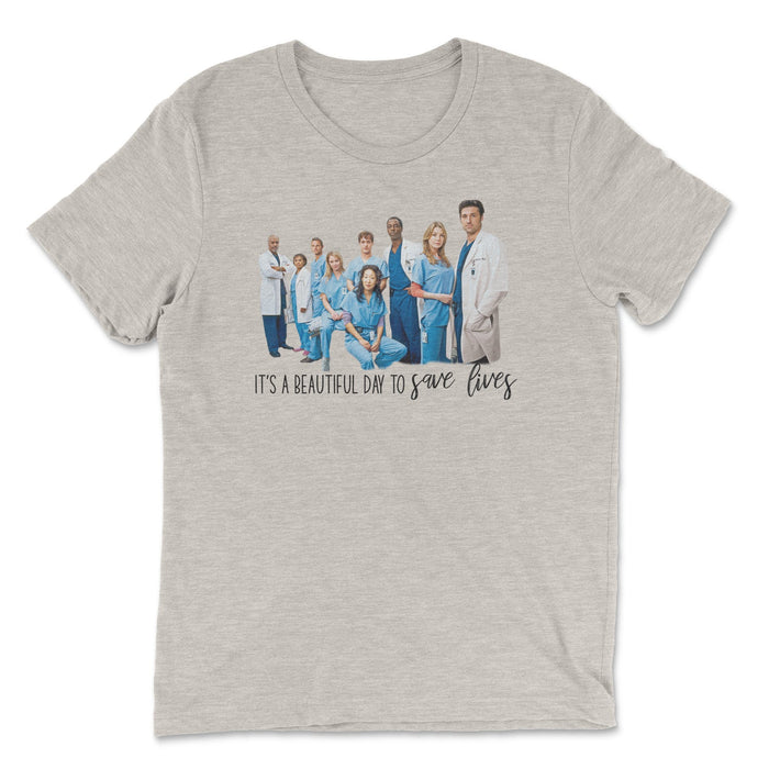 Grey's Anatomy It's a Beautiful Day To Save Lives Tee