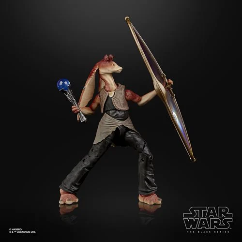 Star Wars The Black Series Deluxe Jar Jar Binks 6-Inch Action Figure