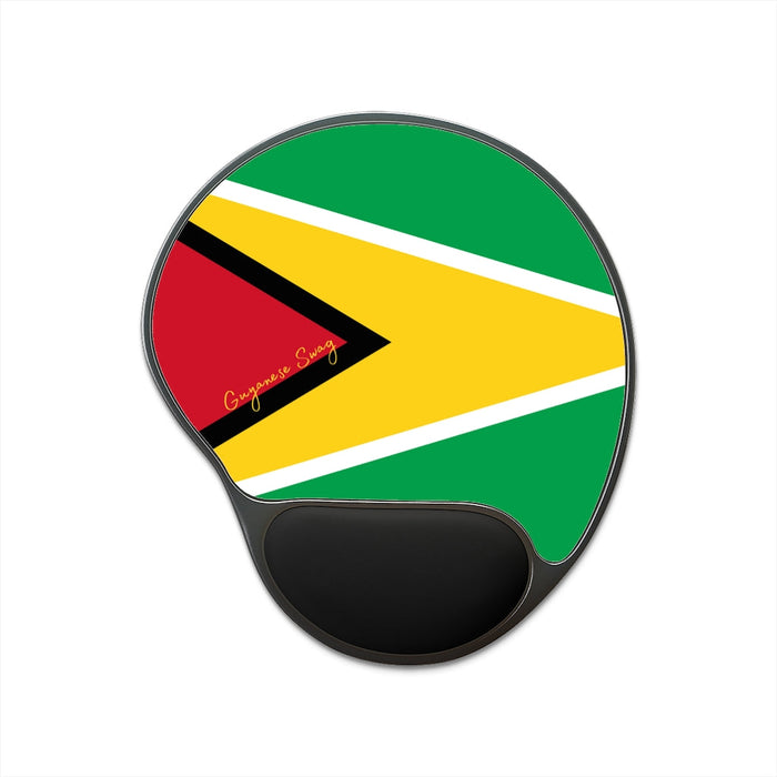 Guyana Flag Mouse Pad With Wrist Rest