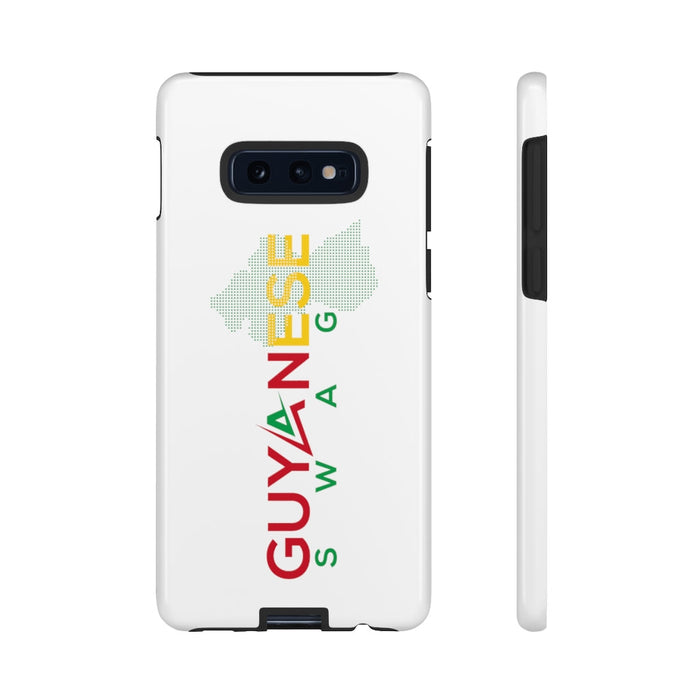 Guyanese Swag Guyana Map Phone Tough Cases (White)