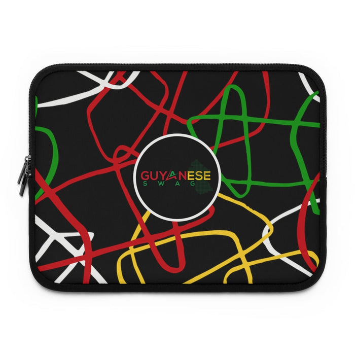 Guyanese Swag Ice Gold Green Laptop Sleeve