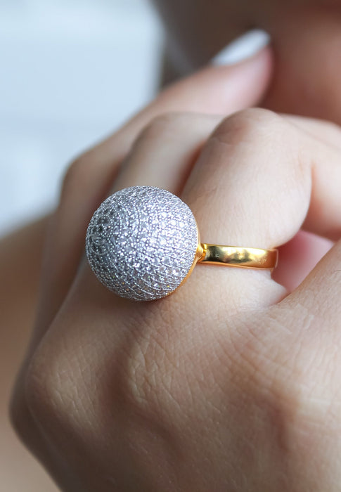 Aurosphere Statement Ring by Bombay Sunset