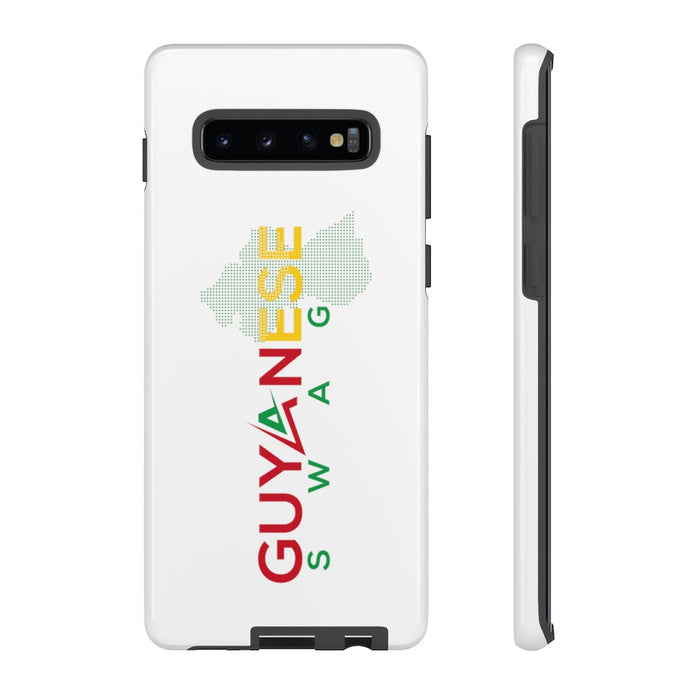 Guyanese Swag Guyana Map Phone Tough Cases (White)