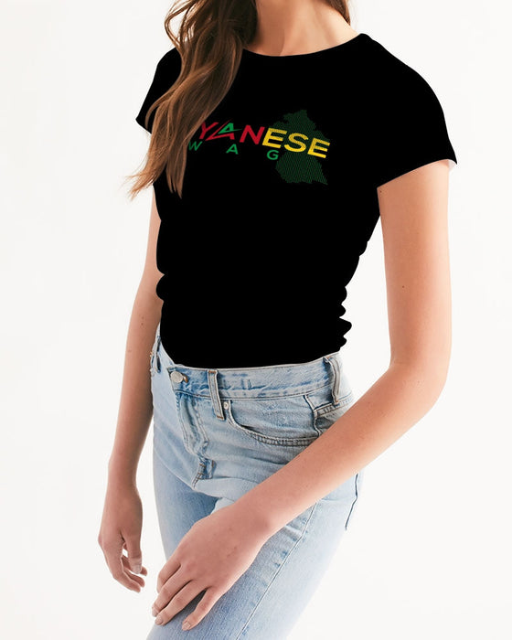 Guyanese Swag Guyana Map Women's Tee