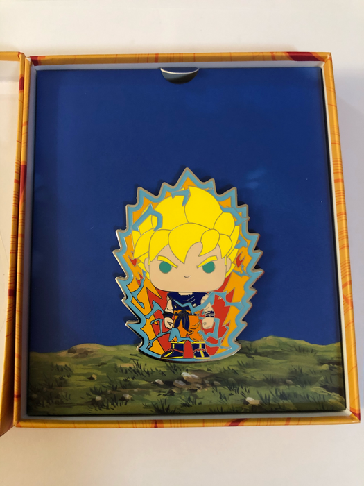 Pop! Pin Animation: Dragon Ball Z - Super Saiyan Goku (First Appearance) Glow in the Dark SPO Exclusive Limited Edition 1000 pcs