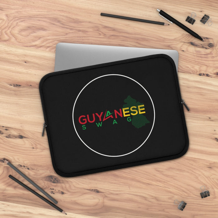 Guyanese Swag Guyana Map Laptop Sleeve