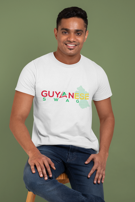 Guyanese Swag Guyana Map Men's Tee