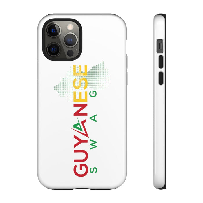 Guyanese Swag Guyana Map Phone Tough Cases (White)