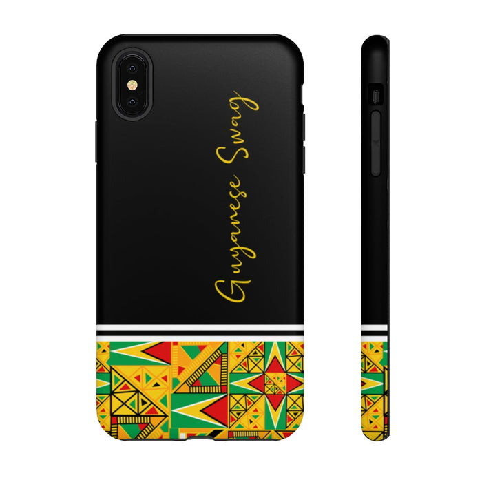 Guyanese Swag Guyana Tribal Print Tough Phone Case