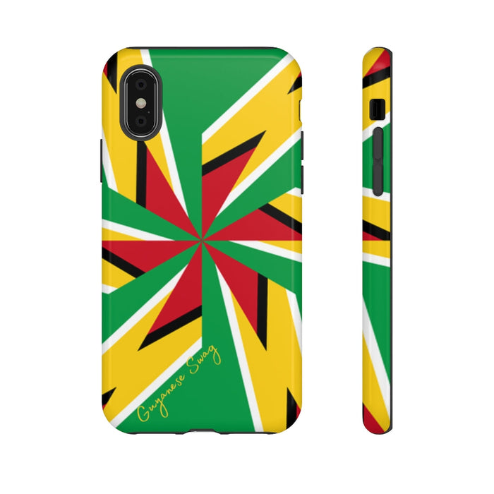 Guyanese Swag Guyana Artistic Flag Phone Tough Case