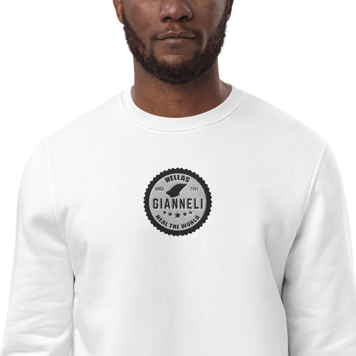 Heal The World Unisex Eco Sweatshirt by Gianneli