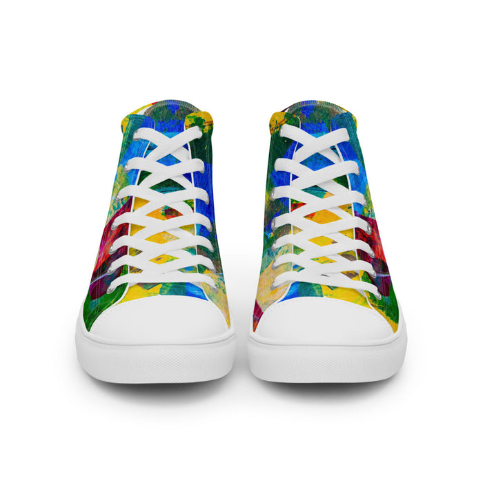 Gianneli Colours Handmade Women’s High Top Canvas Shoes