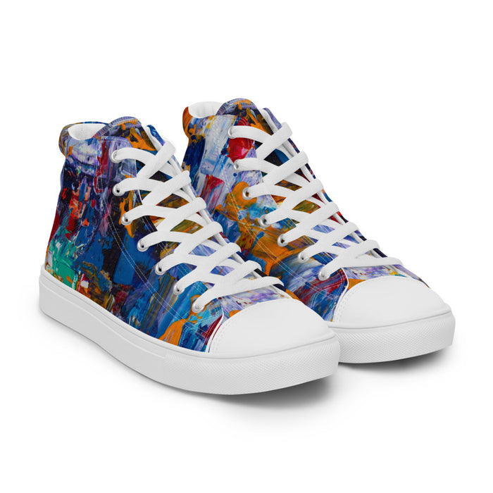 Gianneli Colours Handmade Women’s High Top Canvas Shoes