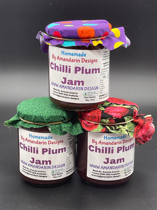 Chilli Plum Jam, Traditional Homemade Recipes. 230g