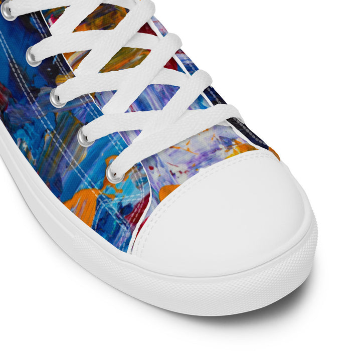 Gianneli Colours Handmade Women’s High Top Canvas Shoes