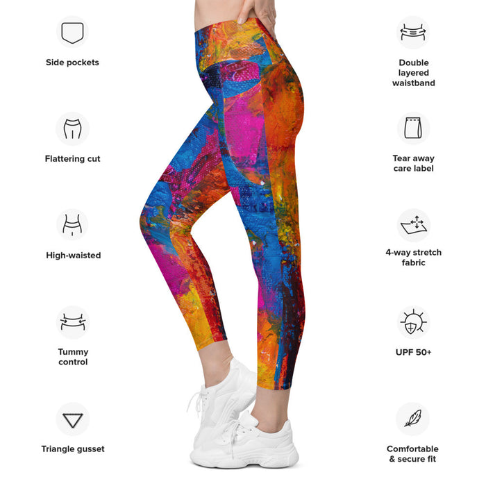 Gianneli Colours Leggings With Pockets