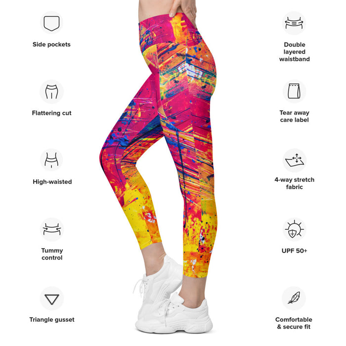 Gianneli Colours Leggings with Pockets