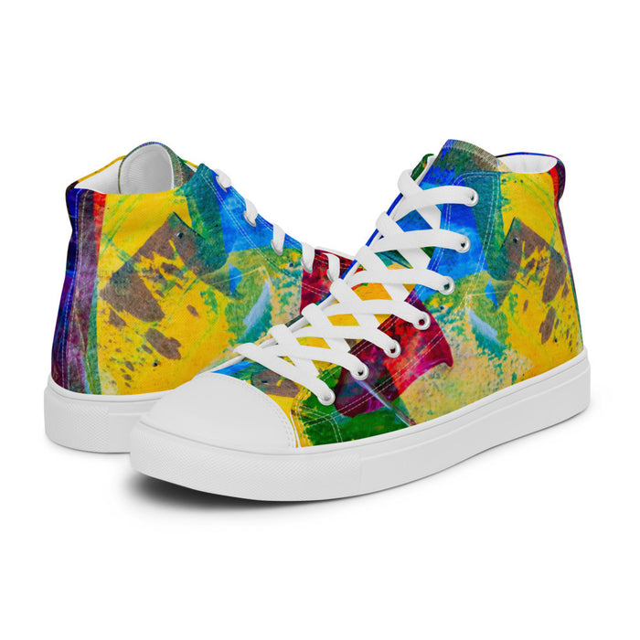 Gianneli Colours Handmade Women’s High Top Canvas Shoes