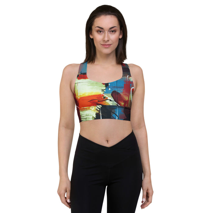 Gianneli Colours Longline Sports Bra