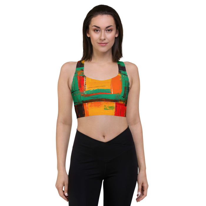 Gianneli Colours Longline Sports Bra