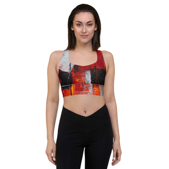 Gianneli Colours Longline Sports Bra