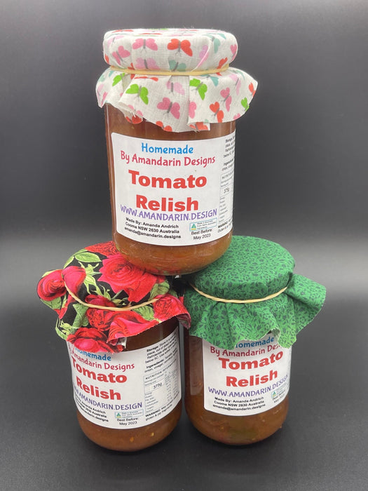 Tomato Relish, Traditional Homemade Recipes. 230g & 375g