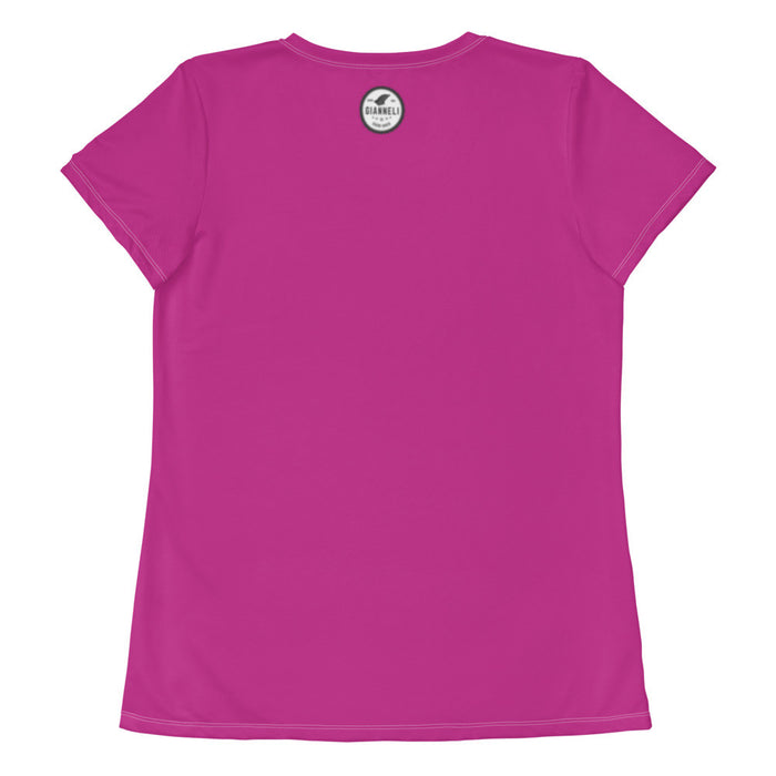 LOVE ART AND STYLE Women's Athletic T-shirt by Gianneli