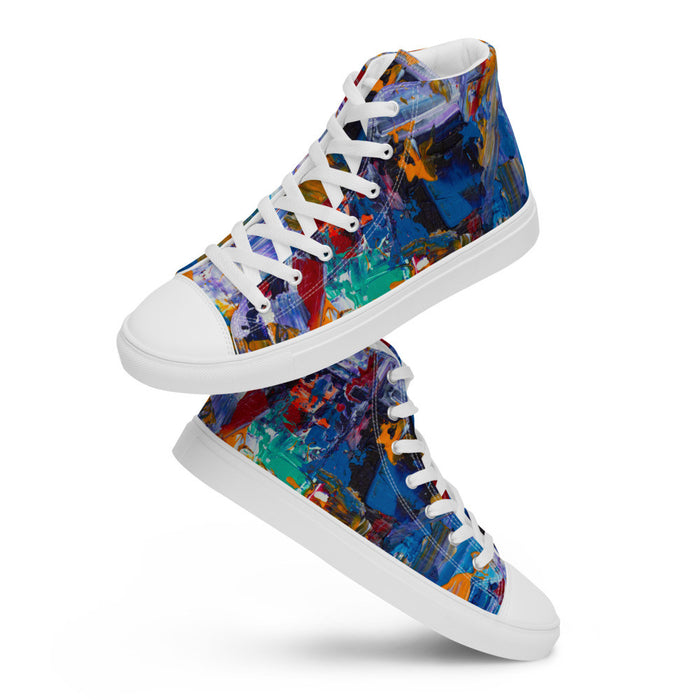 Gianneli Colours Handmade Women’s High Top Canvas Shoes