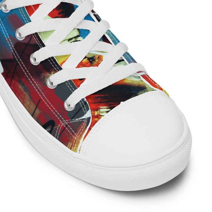 Gianneli Colours Handmade Women’s High Top Canvas Shoes