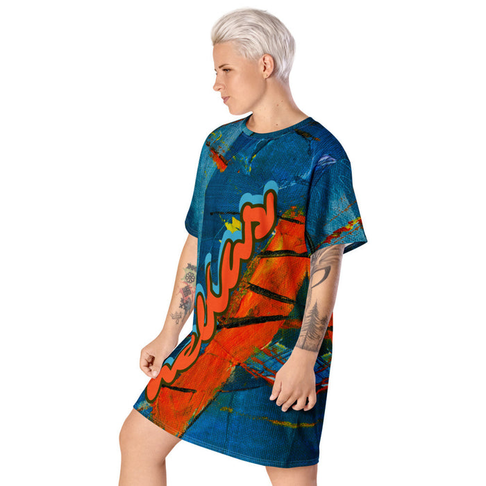 SUNSETS T-shirt Dress by Gianneli