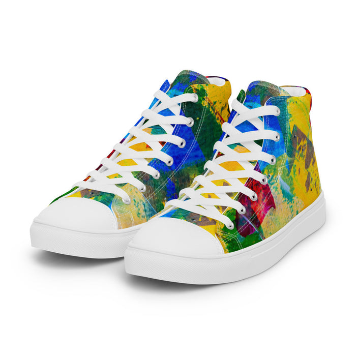 Gianneli Colours Handmade Women’s High Top Canvas Shoes