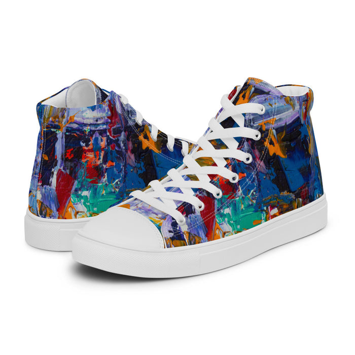 Gianneli Colours Handmade Women’s High Top Canvas Shoes