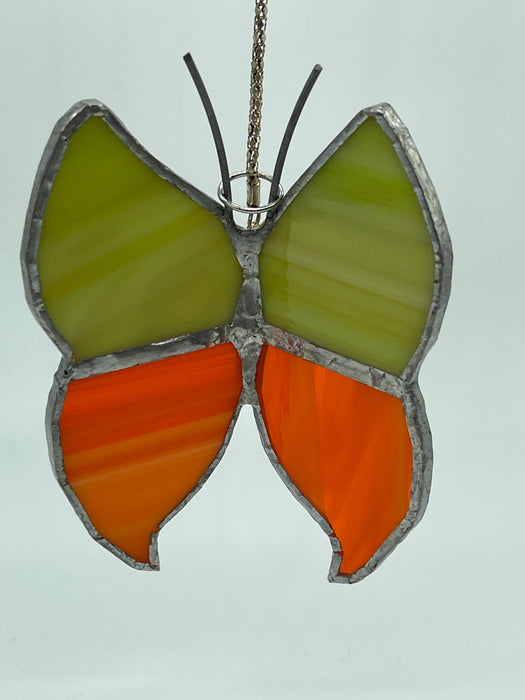 Butterfly Made from Leadlight, Hanging Suncatcher.