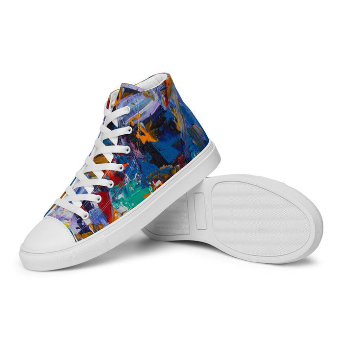 Gianneli Colours Handmade Women’s High Top Canvas Shoes