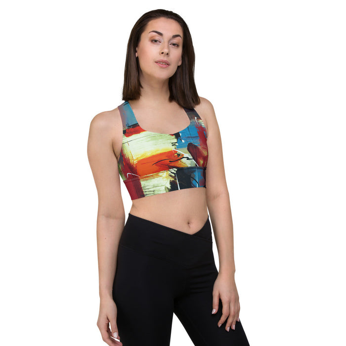 Gianneli Colours Longline Sports Bra