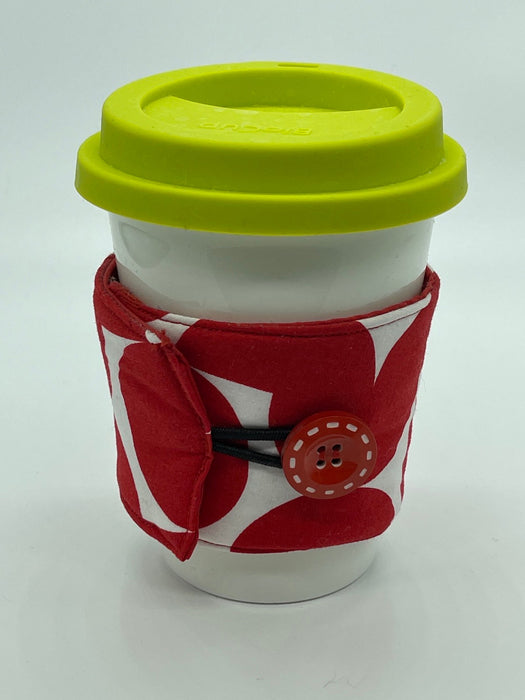 Retro Cup Cozy, with Insulated Lining.