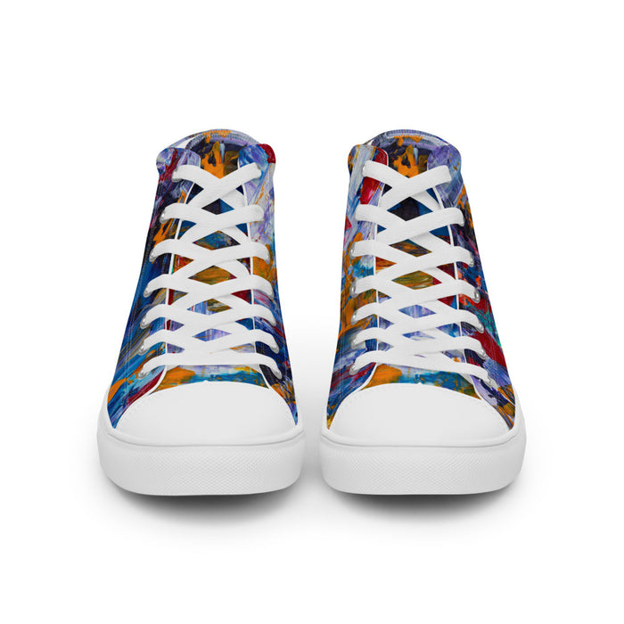 Gianneli Colours Handmade Women’s High Top Canvas Shoes