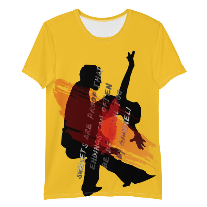 Gianneli Sunsets Men's Athletic T-shirt