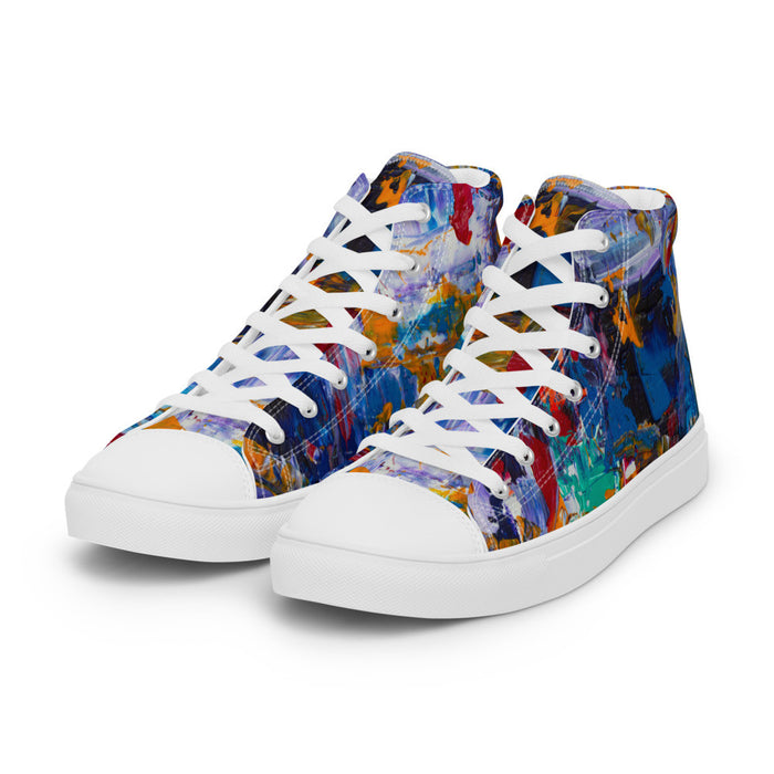 Gianneli Colours Handmade Women’s High Top Canvas Shoes