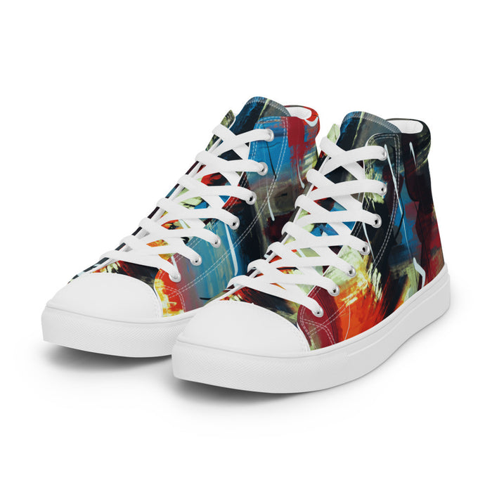 Gianneli Colours Handmade Women’s High Top Canvas Shoes