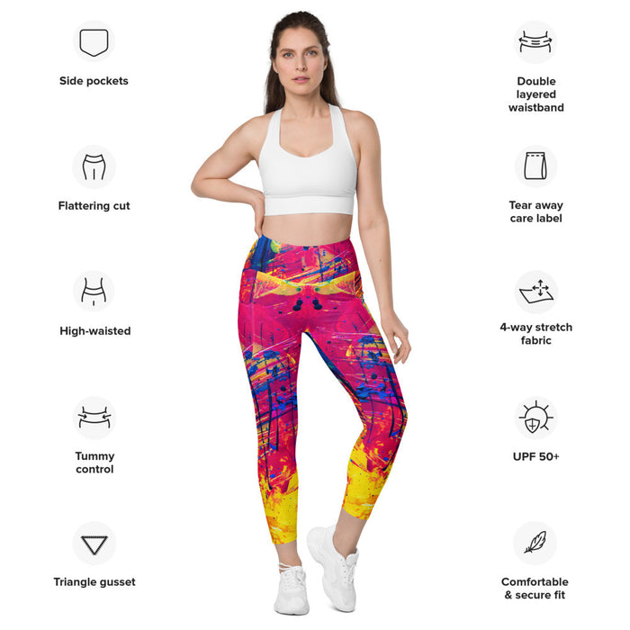 Gianneli Colours Leggings with Pockets