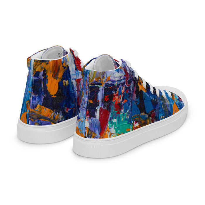 Gianneli Colours Handmade Women’s High Top Canvas Shoes