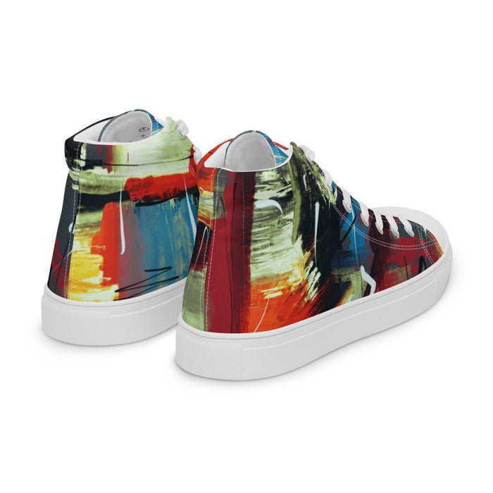 Gianneli Colours Handmade Women’s High Top Canvas Shoes
