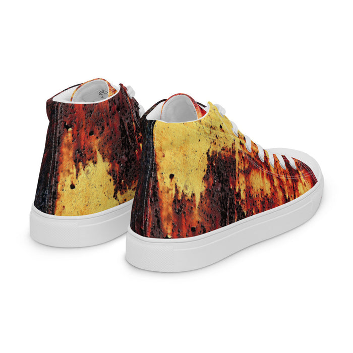 CLOCHARD Handmade Grunge Men’s High Top Canvas Shoes by Gianneli