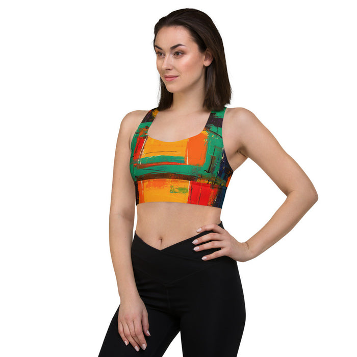 Gianneli Colours Longline Sports Bra