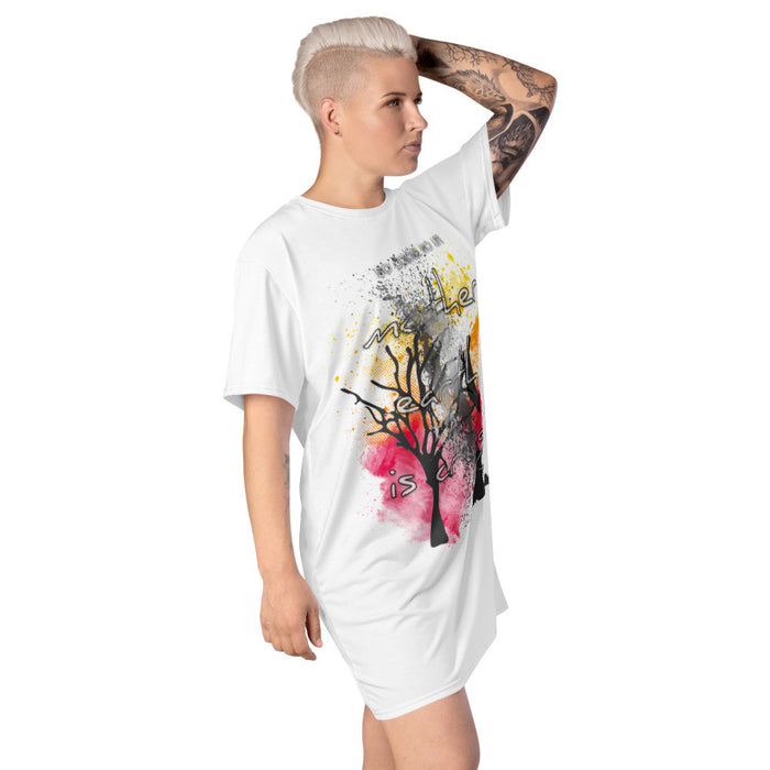 MOTHER EARTH T-shirt Dress by Gianneli