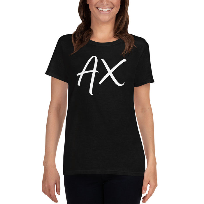 AX Women's Loose Crew Neck Tee by Gianneli