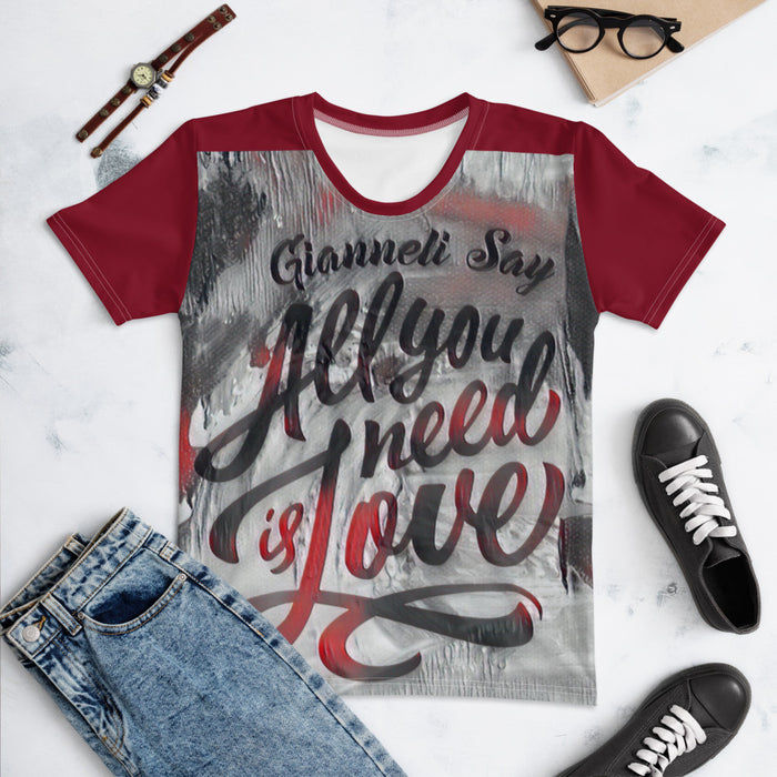 LOVE Women's T-shirt by Gianneli