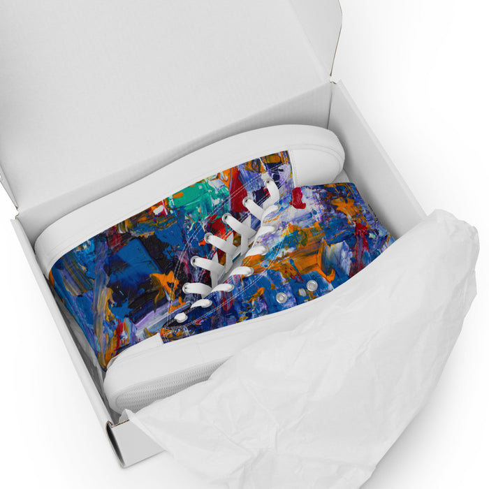 Gianneli Colours Handmade Women’s High Top Canvas Shoes